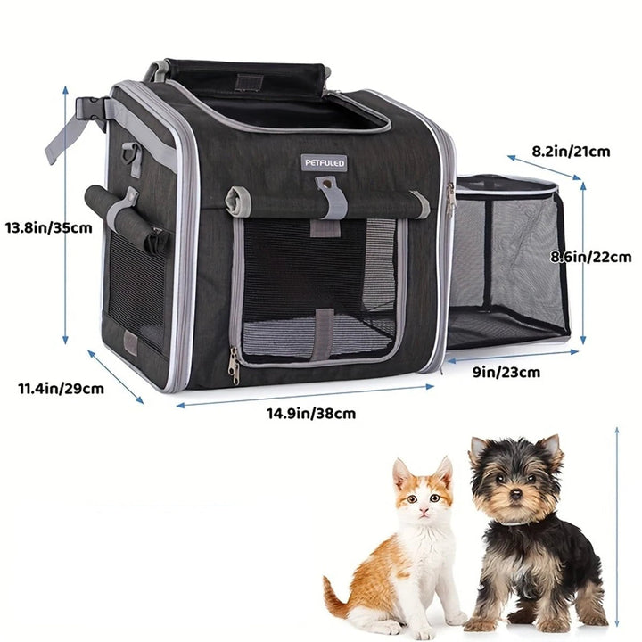 3-in-1 Honden Transporttas voor Fietsen