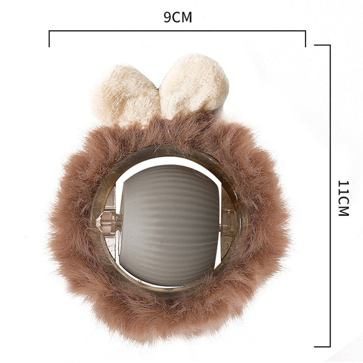 Interactieve speelbal met vacht voor katten