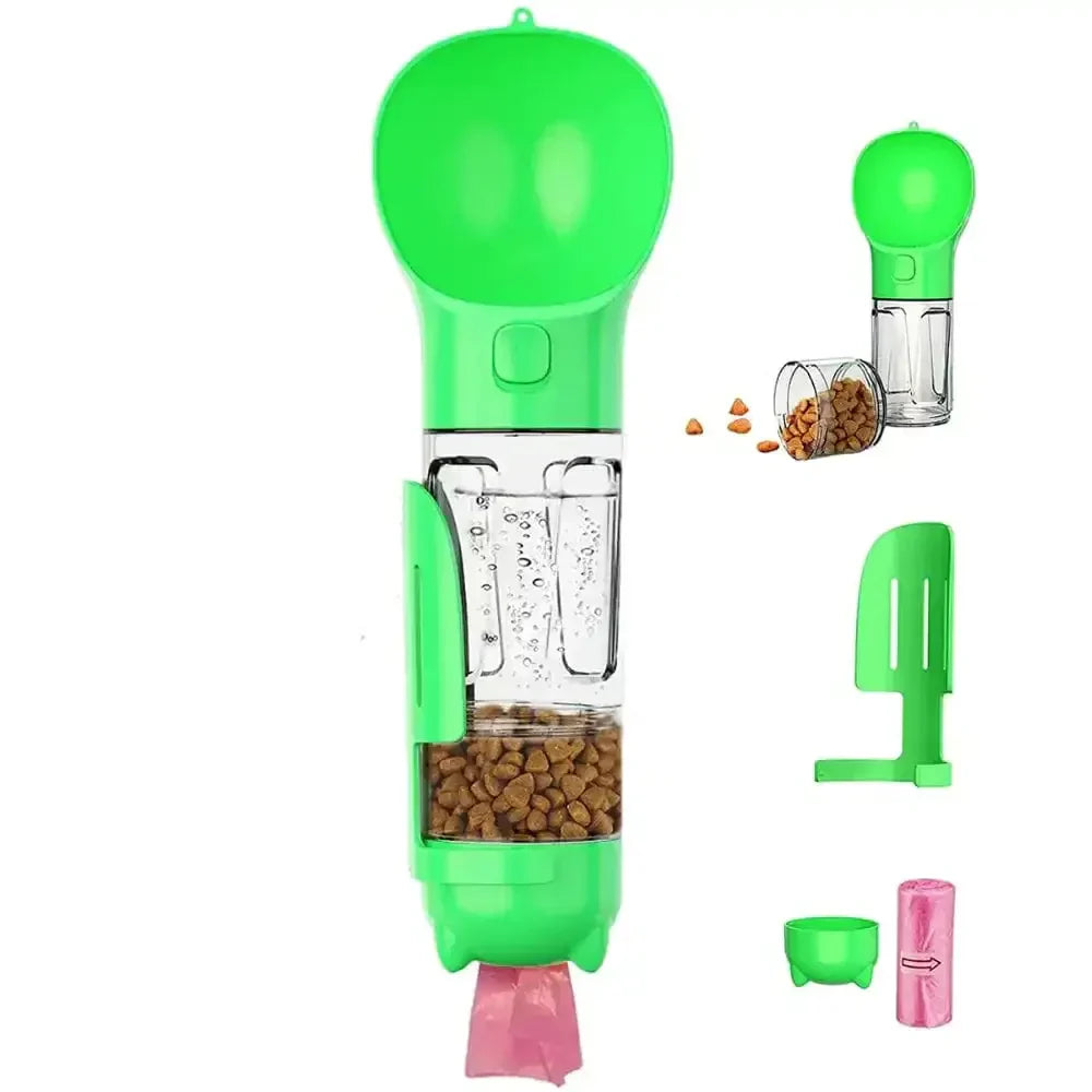 PfotenHydrat Pro – 3-in-1 Draagbare Waterfles voor Huisdieren