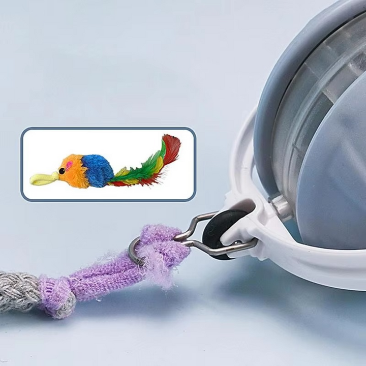 3in1 Interactieve Katten Laser Speelbal met Veerstaart