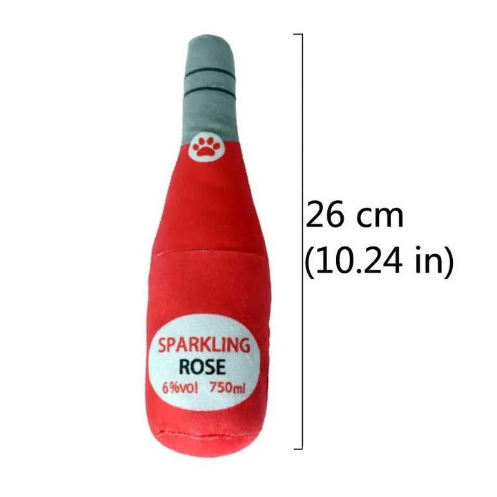 Champagneflesvorm Hondenspeelgoed