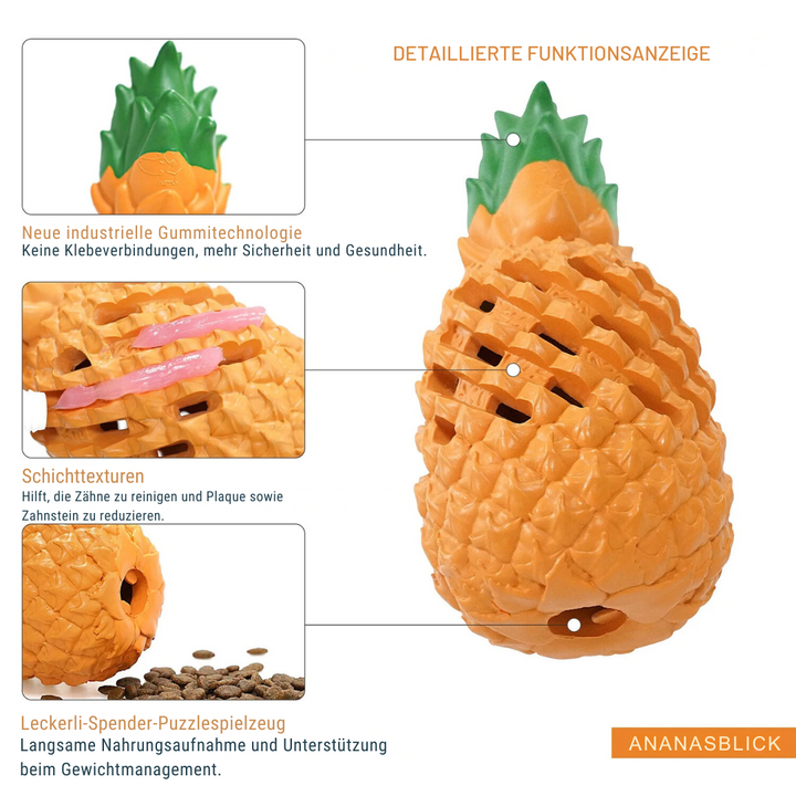 Onverwoestbaar Ananas Kauwspeeltje voor Honden